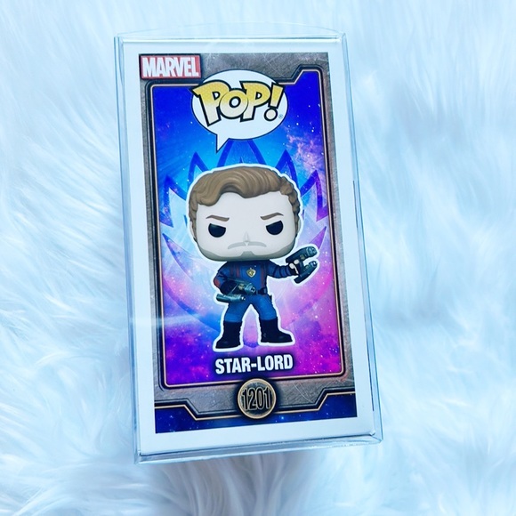 NEW Funko Pop Guardians of the Galaxy  Star-Lord in Clear Case #1201 - Picture 2 of 3